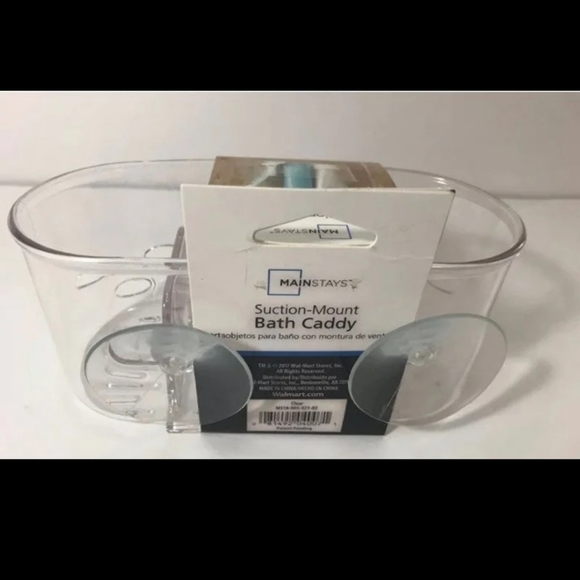 iDESIGN Suction divided bath caddy - Set of 2! BNWT - Picture 3 of 5